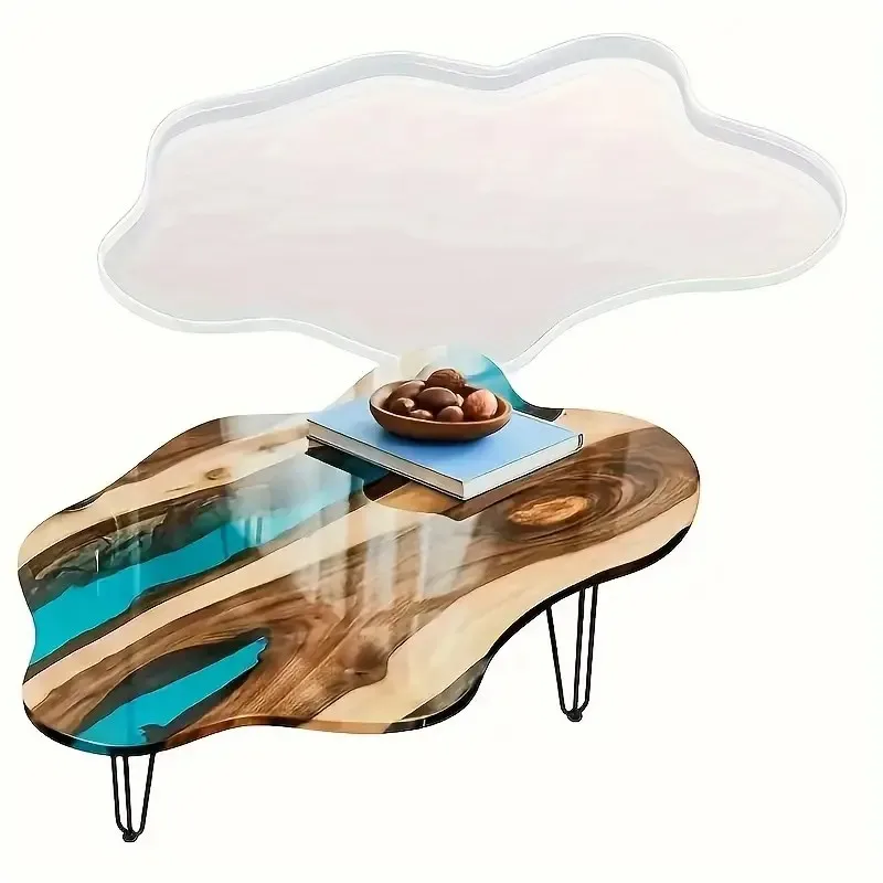 Resin Ocean Wave Mold - 2026-Large 61cm Irregular Tray Epoxy Resin