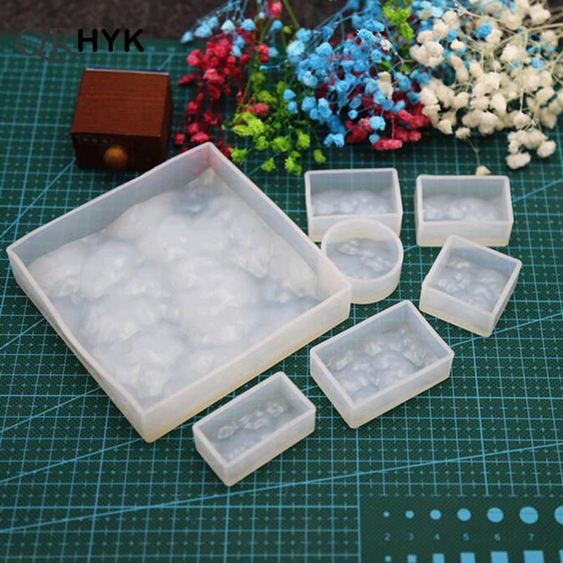 Resin Ocean Wave Mold - Water Ripples Wave Pendant Necklace Earring