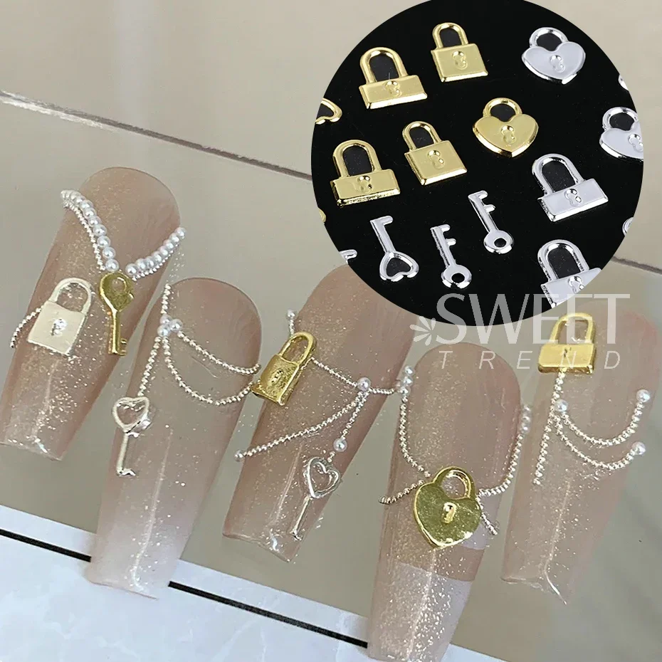 12 Grids Gold Silver Metal Loc - огляд і ціна Gold Foil Flakes