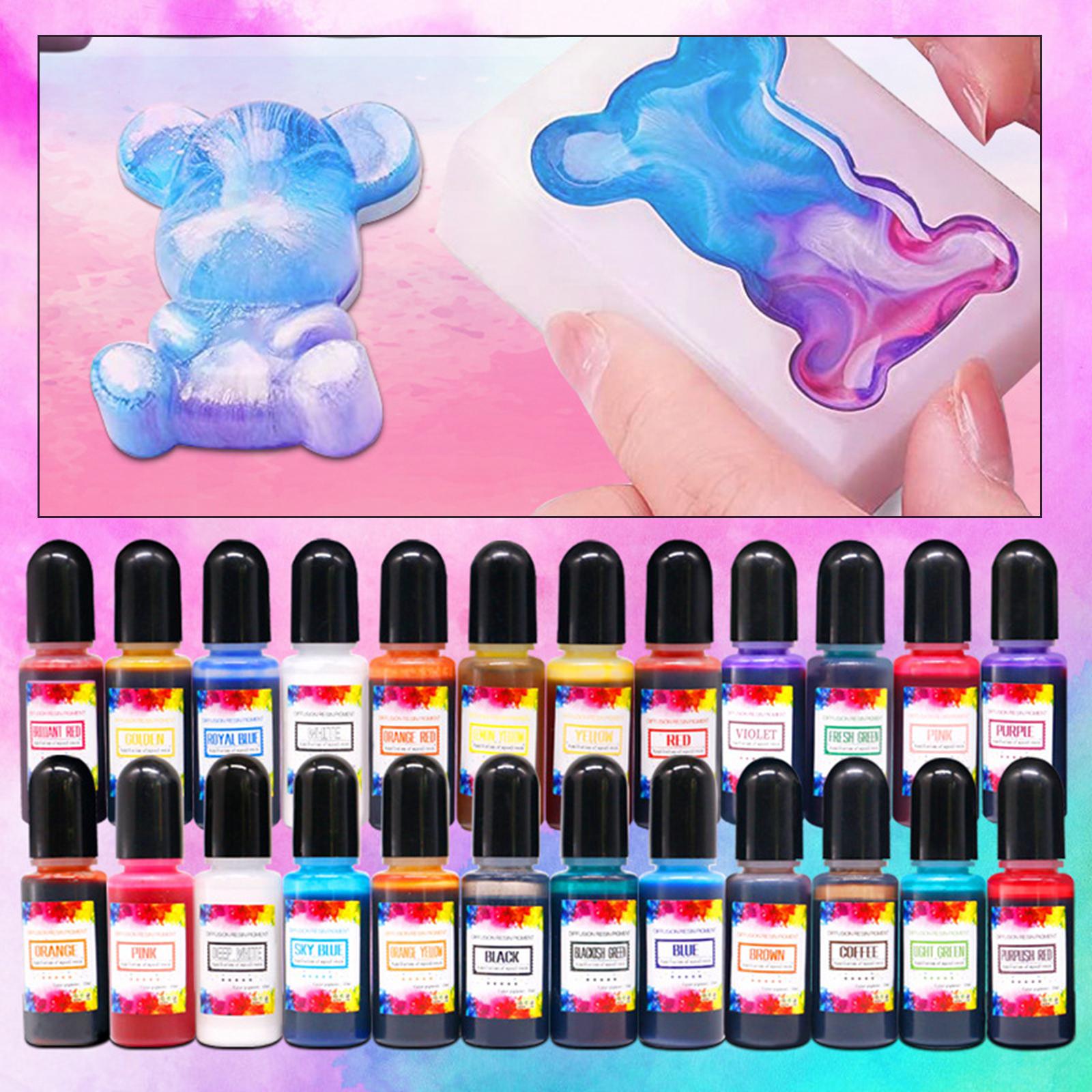 24Pcs Alcohol Inks Epoxy Resin - огляд і ціна Resin Dye Alcohol