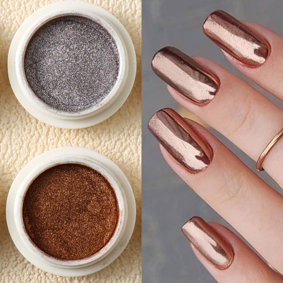 6pc Gold Metallic Mirror Glitt - огляд і ціна Gold Foil Flakes