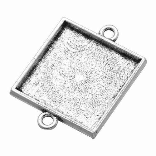 Onebeading Fit 25x25mm Square  - огляд і ціна Bezels Set Pendant