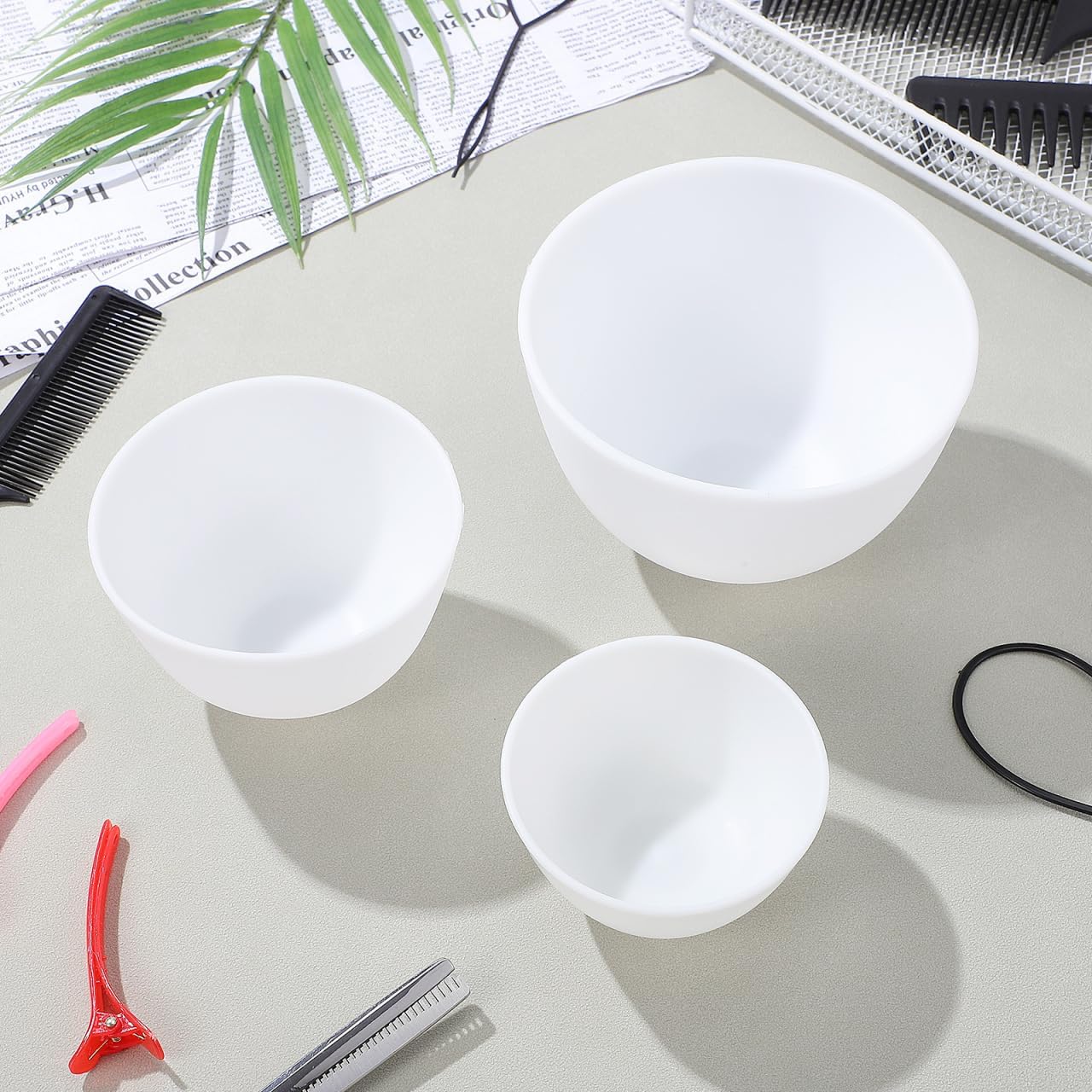 3pcs/set Silicone Bowls White  - огляд і ціна Mixing Cup Silicone