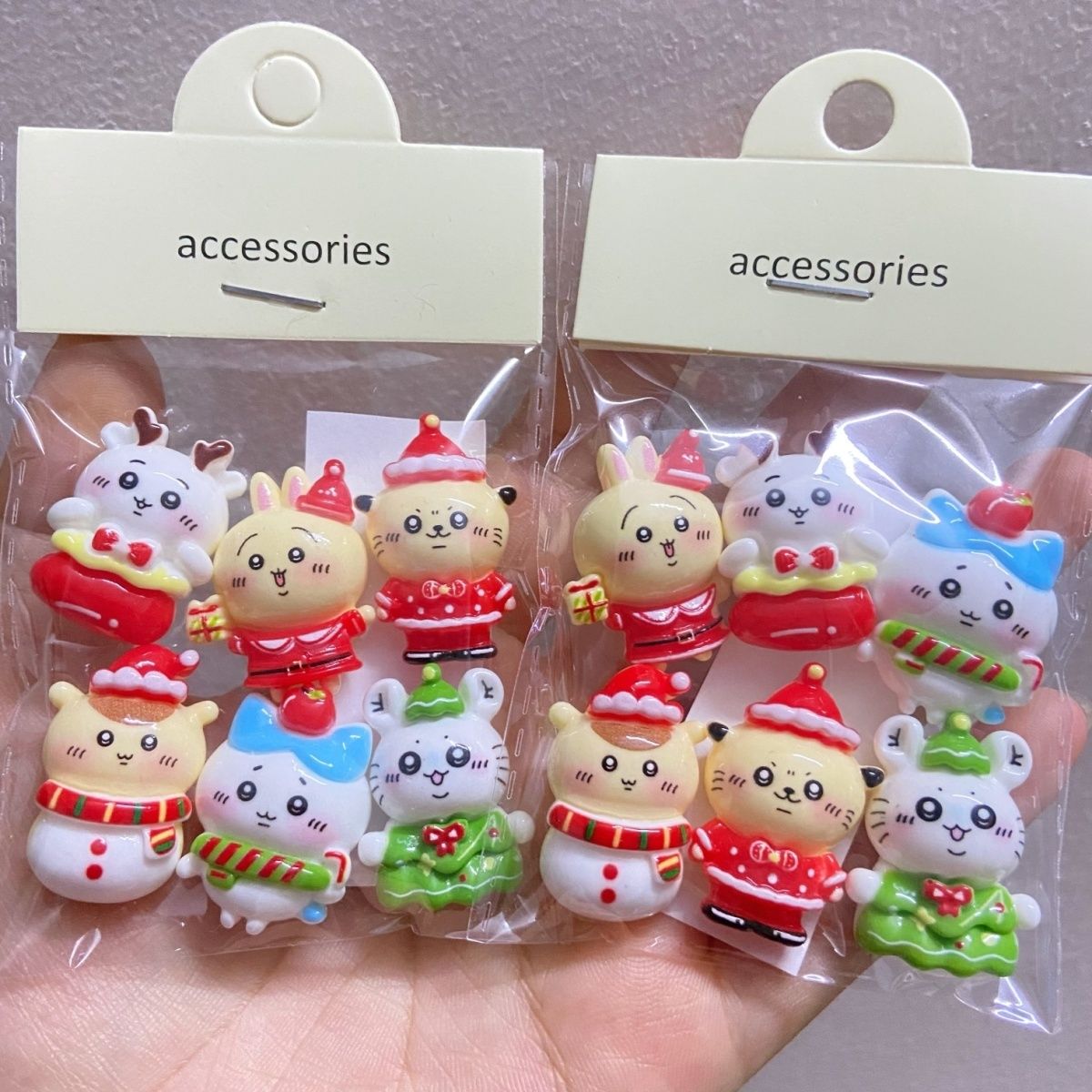 hristmas Solid Color Chiikawa  - огляд і ціна Resin Crafts Diy