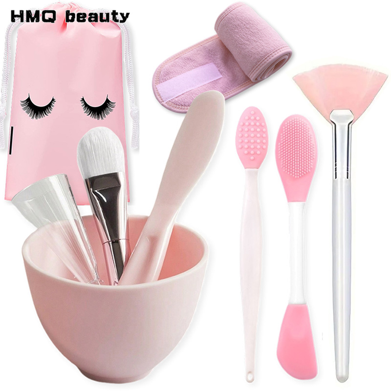 9pcs/set Silicone Face Mask Mi - огляд і ціна Mixing Cup Silicone