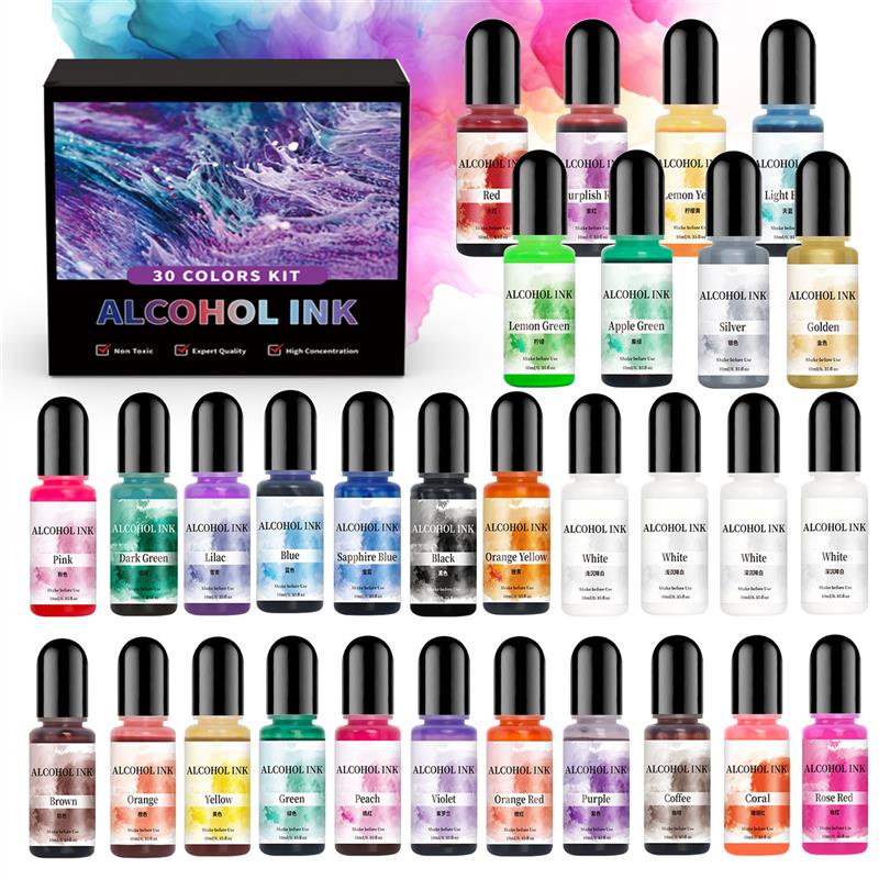 1 Set Art Ink Alcohol Epoxy Re - огляд і ціна Resin Dye Alcohol