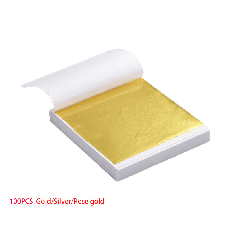 100pcs  Art Craft Design Paper - огляд і ціна Gold Foil Flakes