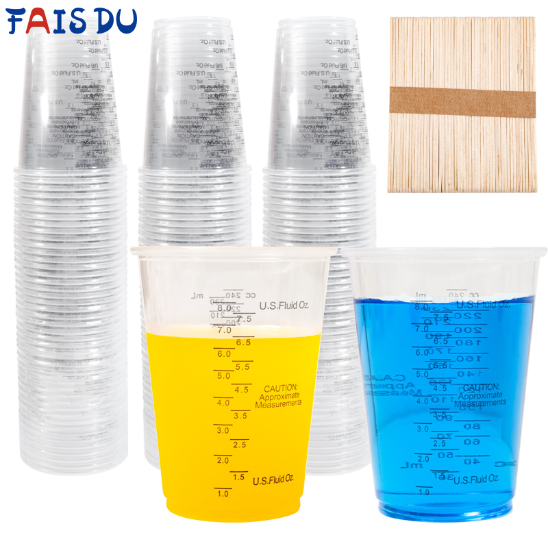 FAIS DU 8oz Disposable Measuri - огляд і ціна Mixing Cup Silicone