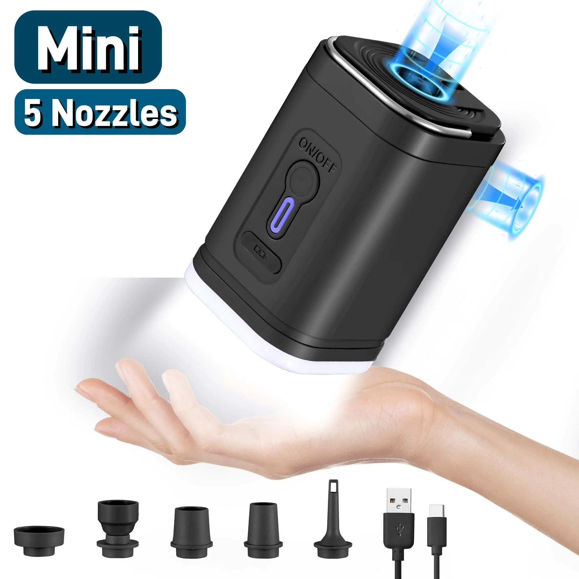 Mini Portable Air Pump with 13 - огляд і ціна Vacuum Chamber Small