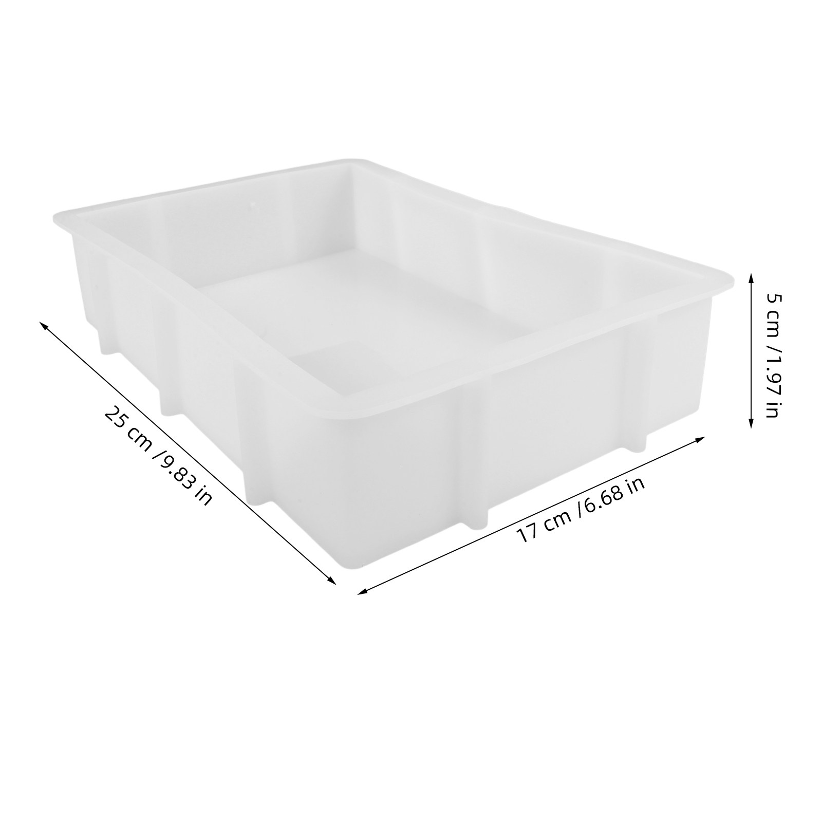 Large Rectangle Resin Silicone - огляд і ціна Silicone Mold Tray