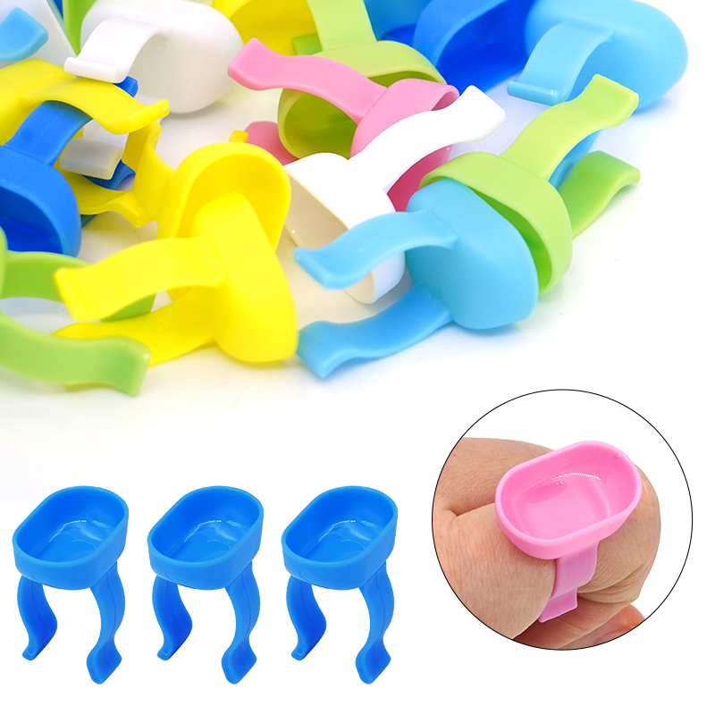20pcs Dental Mixing Finger Rin - огляд і ціна Mixing Cup Silicone