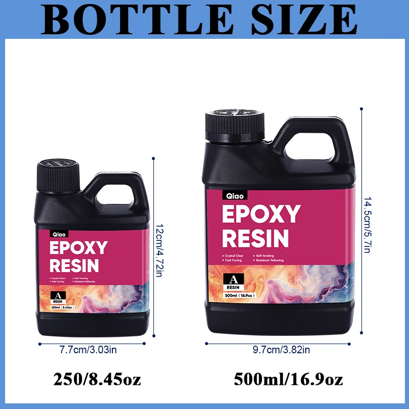 500ml/1000ml Epoxy Resin Kit C - огляд і ціна Gold Foil Flakes