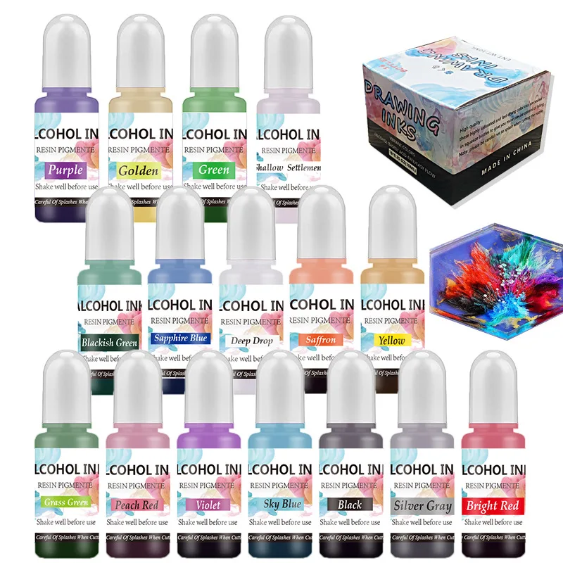 Color Pigment Set For Epoxy Re - огляд і ціна Epoxy Uv Resin Kit