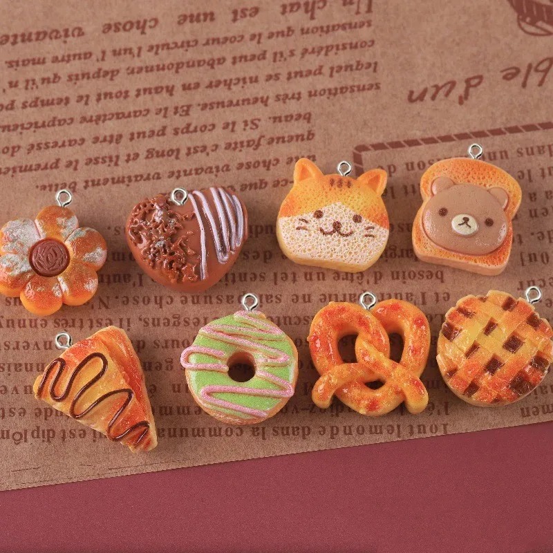 10 Pieces Cute Fake Food Resin - огляд і ціна Resin Crafts Diy