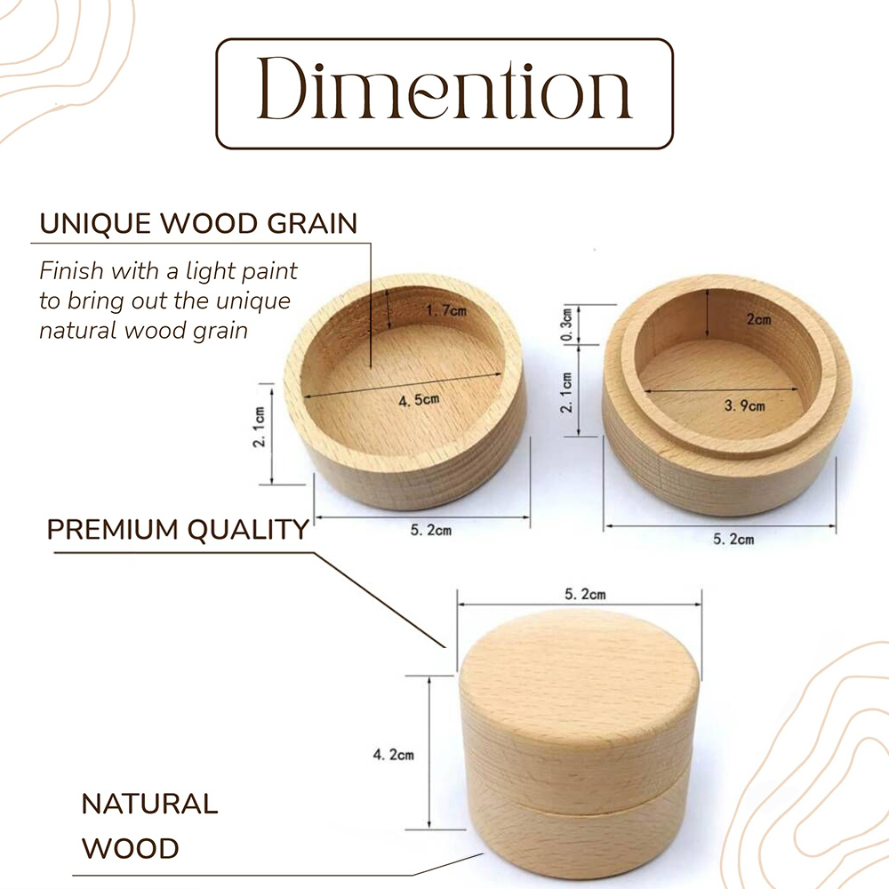 Personalized Wedding Ring Box  - огляд і ціна Wood Ring Blank