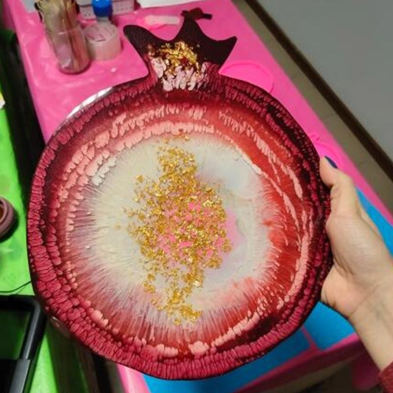 X6HE Pomegranate Geode Agate E - огляд і ціна Geode Mold Silicone