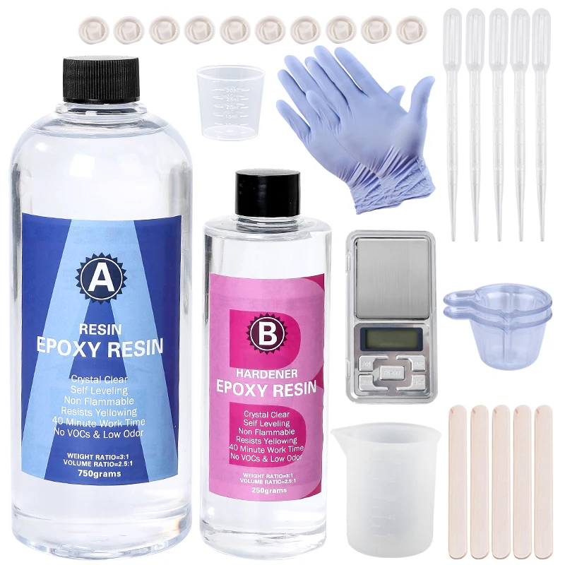 Epoxy Resin Kit Crystal Clear  - огляд і ціна Mixing Cup Silicone