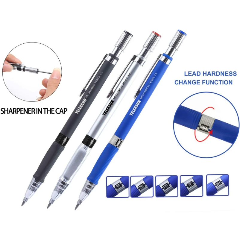 Mechanical Pencils Set 2.0mm w - огляд і ціна Staedtler Pencil Lumocolor