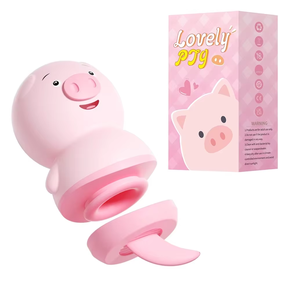 Mini Pig Licking Tongue Vibrat - огляд і ціна Vacuum Chamber Small