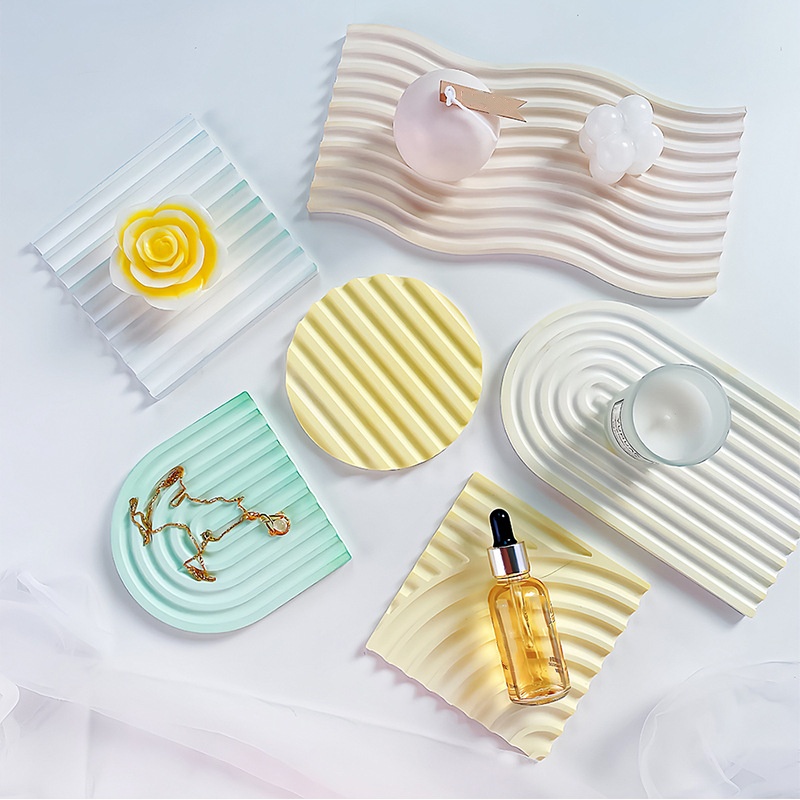 DIY Striped Wave Tray Mold For - огляд і ціна Silicone Mold Tray