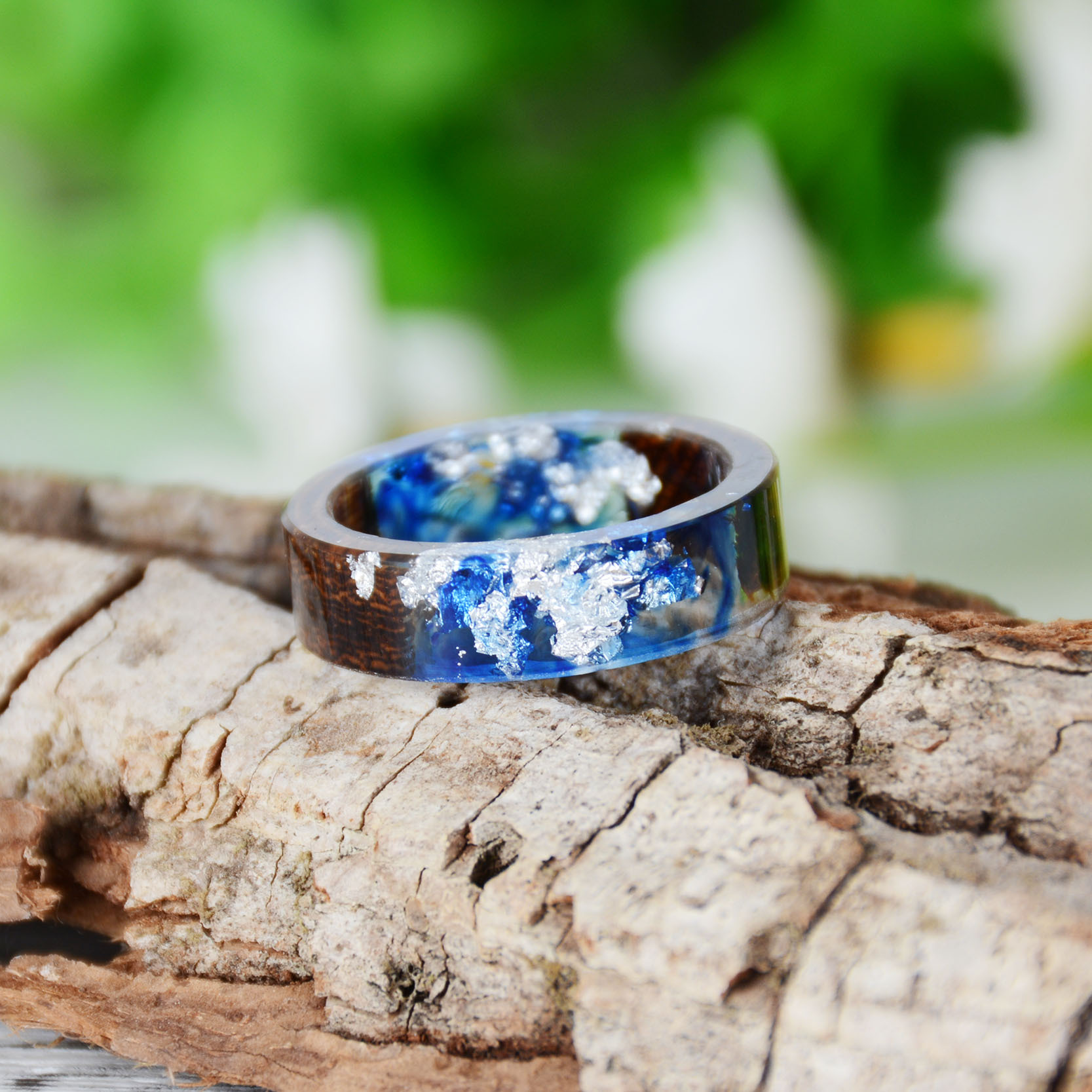 Creative Wooden Resin Ring for - огляд і ціна Dried Flower Bulk
