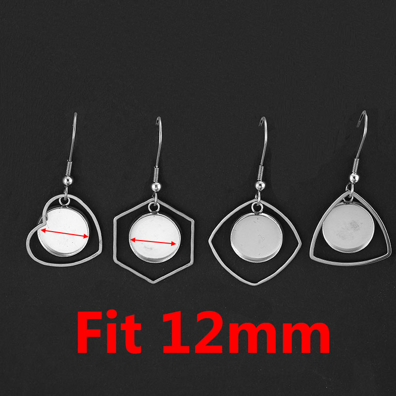 10pc Stainless Steel Tray Beze - огляд і ціна Bezels Set Pendant