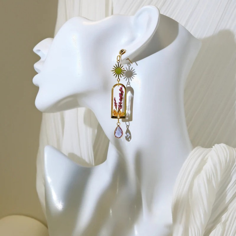 Unique Purple Lavender Earring - огляд і ціна Dried Flower Bulk