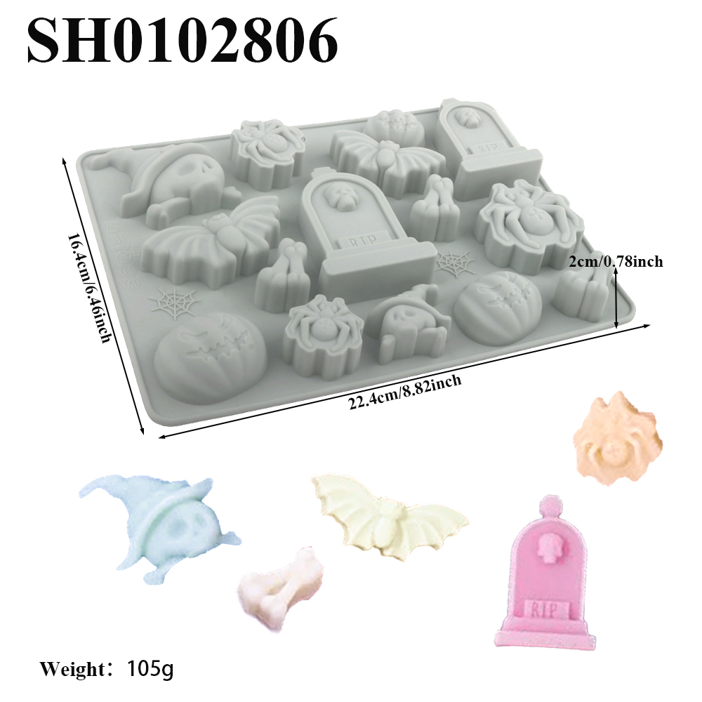 Halloween Element Tombstone Sp - огляд і ціна Silicone Mold Tray