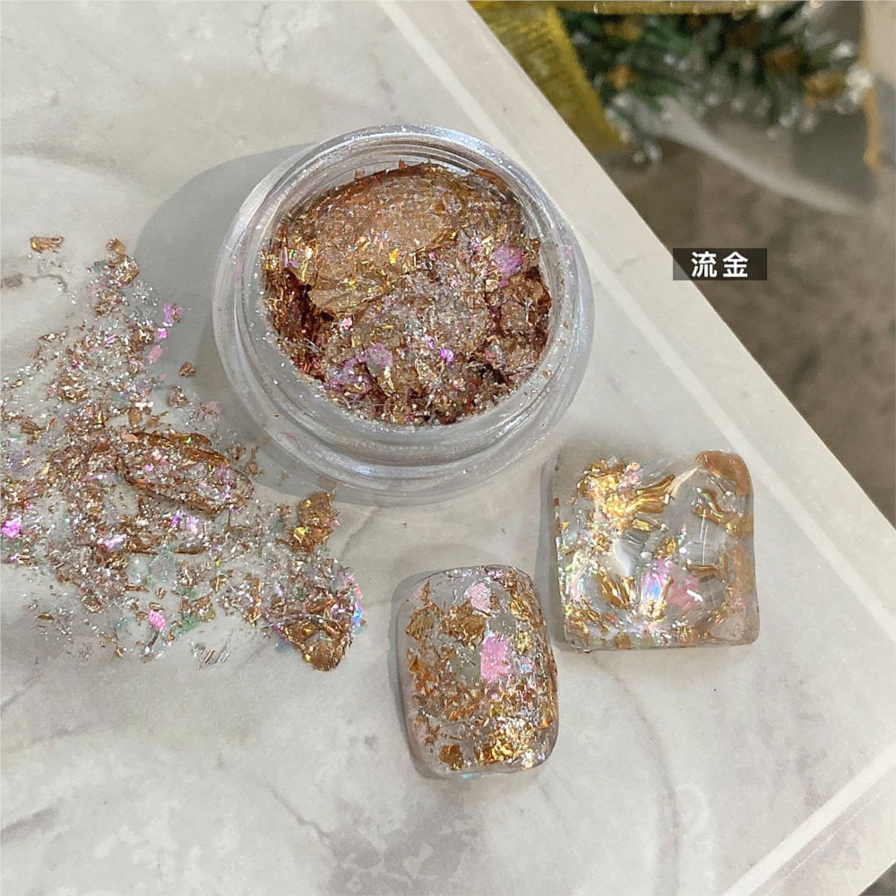 4jars Sparkly Gold Silver Foil - огляд і ціна Gold Foil Flakes