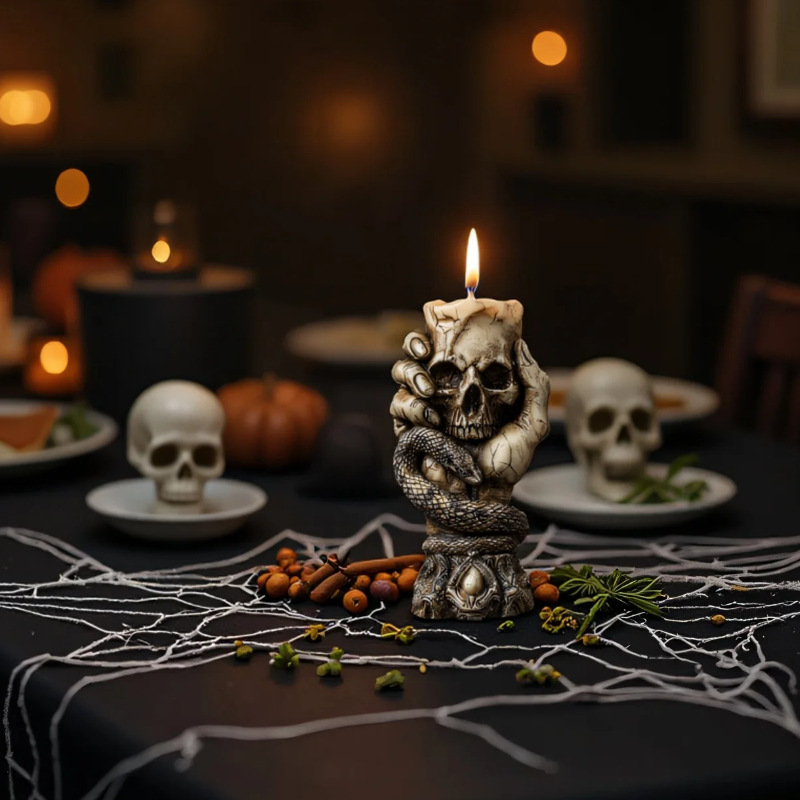 Halloween Skull Aroma Candle S - огляд і ціна Resin Craft Workshop