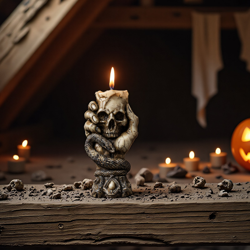 Halloween Skull Aroma Candle S - огляд і ціна Resin Craft Workshop