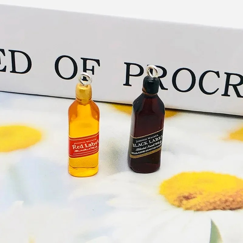 10Pcs Tiny Wine Bar Bottle Res - огляд і ціна Resin Crafts Diy