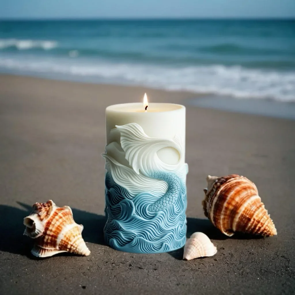 DIY ocean wave foam cylindrica - огляд і ціна Resin Ocean Wave Mold