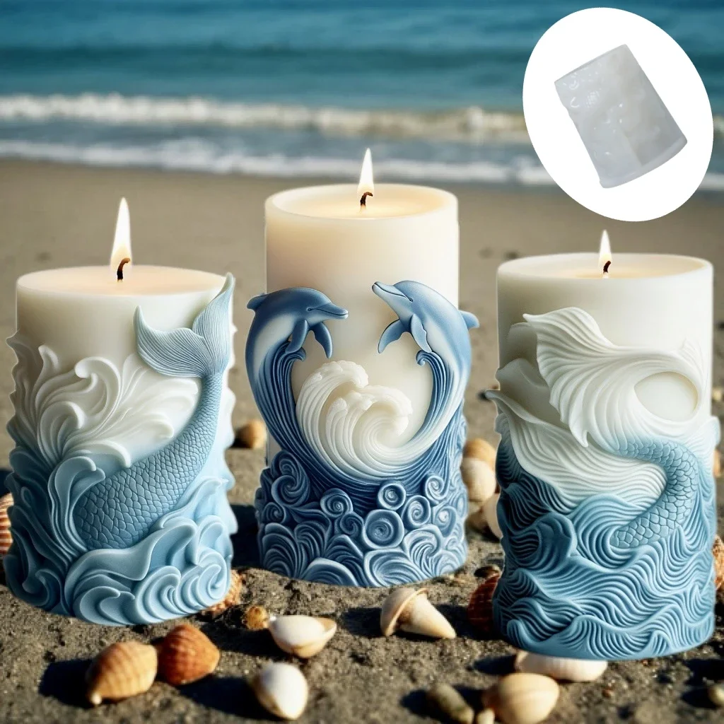 DIY ocean wave foam cylindrica - огляд і ціна Resin Ocean Wave Mold