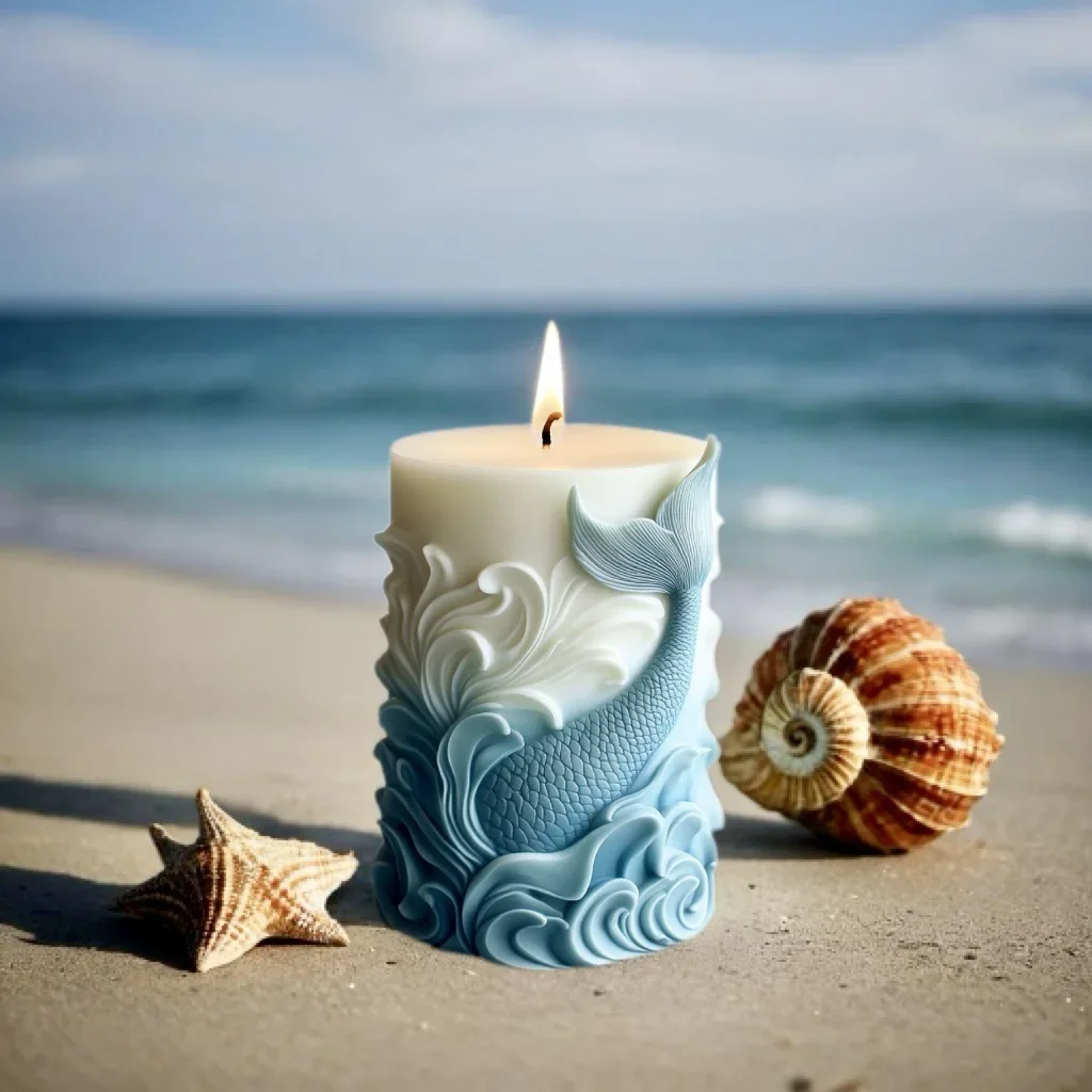 DIY ocean wave foam cylindrica - огляд і ціна Resin Ocean Wave Mold