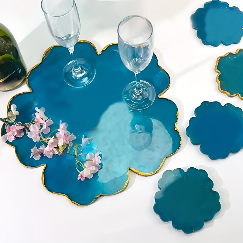 5pcs Mirror Large Flower Small - огляд і ціна Silicone Mold Tray