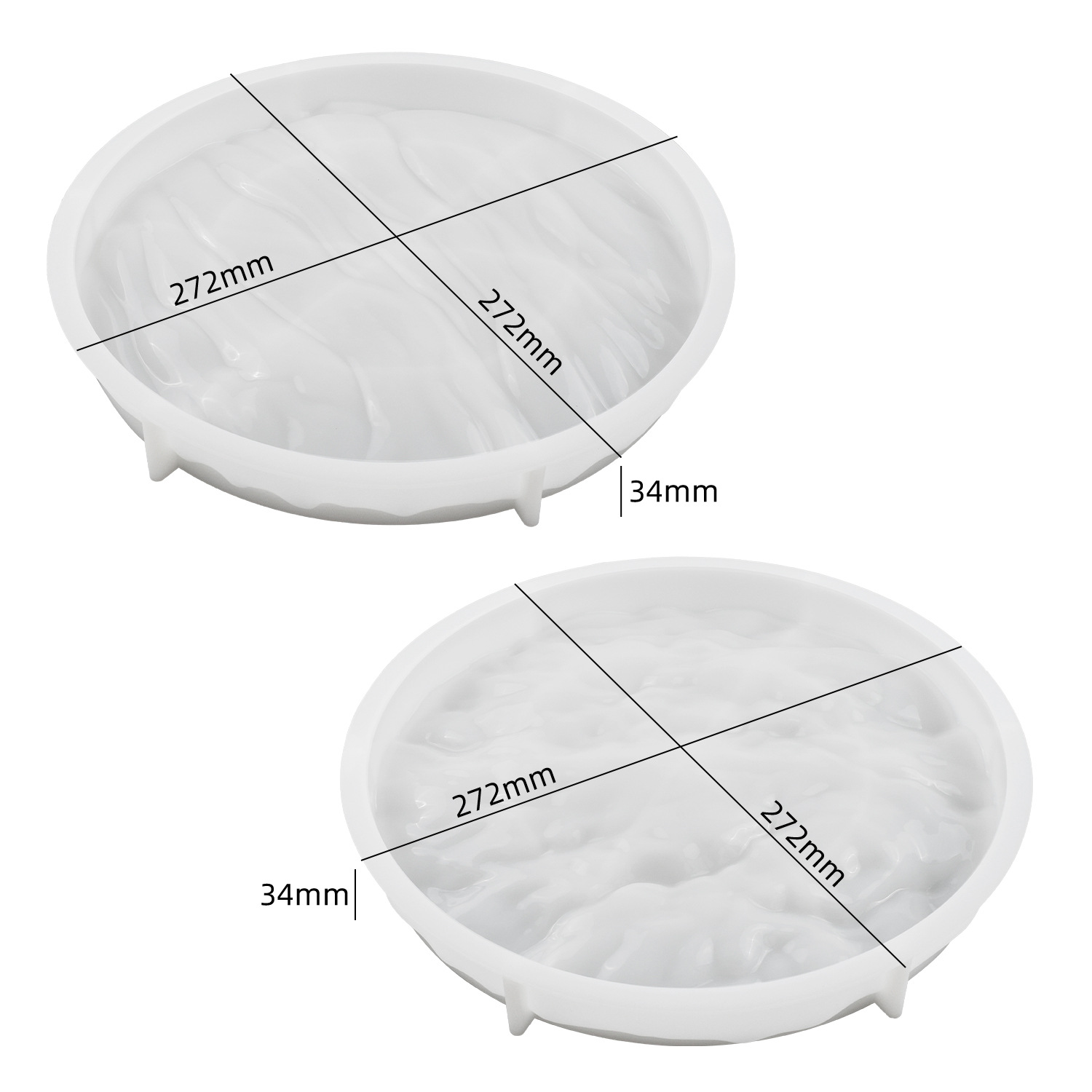 Sea Wave Tray Crystal Epoxy Re - огляд і ціна Resin Ocean Wave Mold