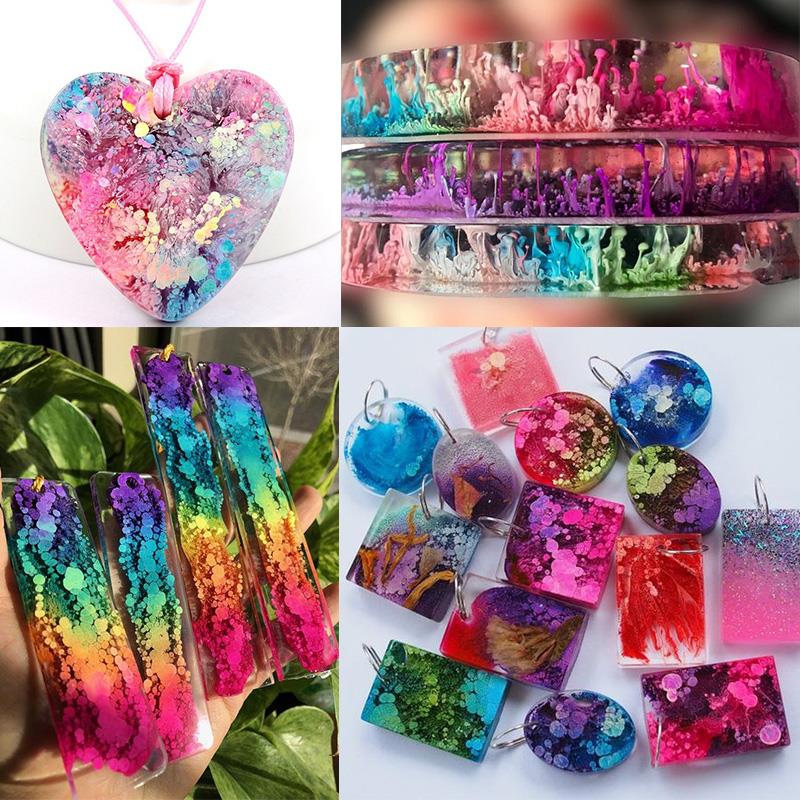 24 Color 10ml Art Ink Alcohol  - огляд і ціна Resin Dye Alcohol