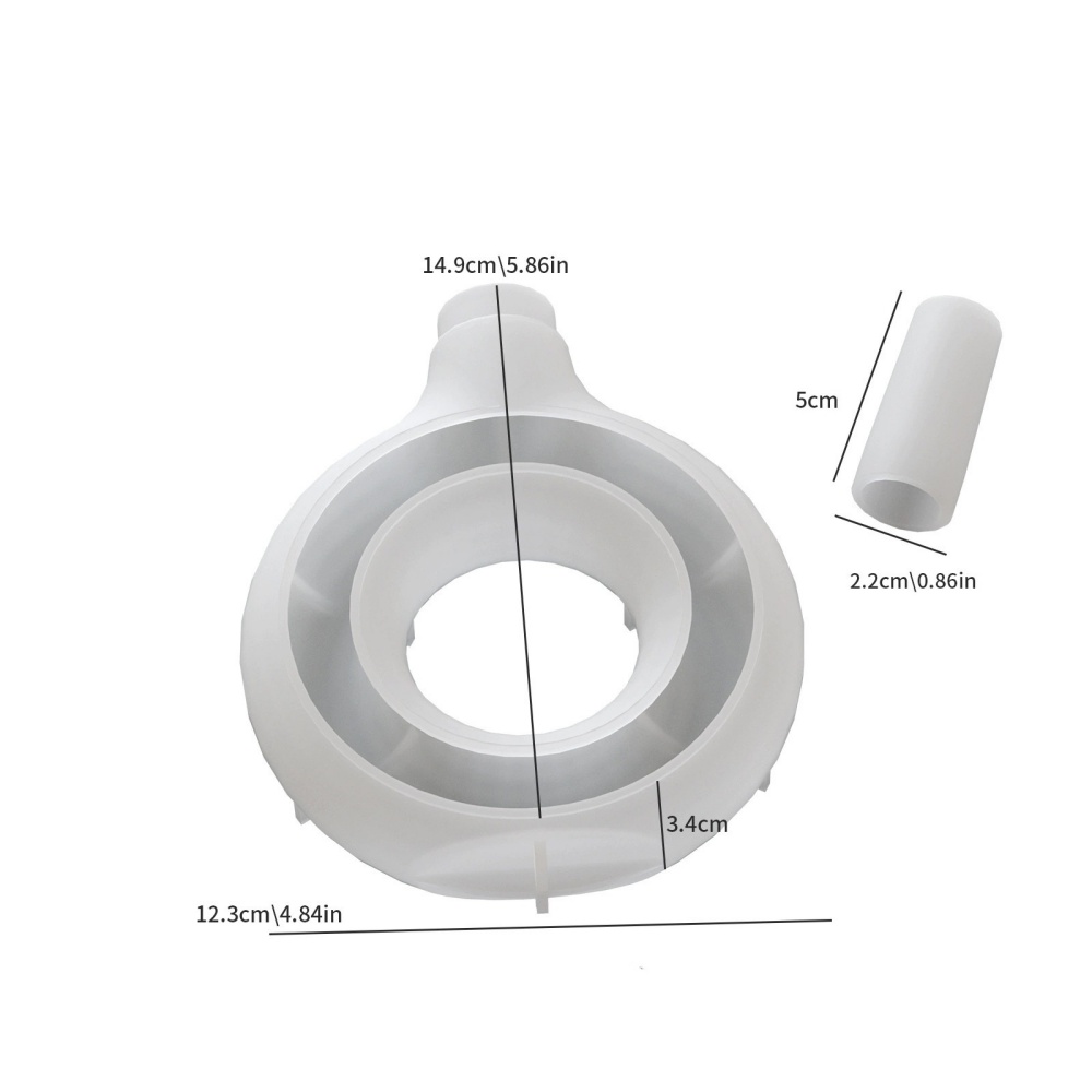 Donut Shape Mold Flexible Plas - огляд і ціна Resin Craft Workshop
