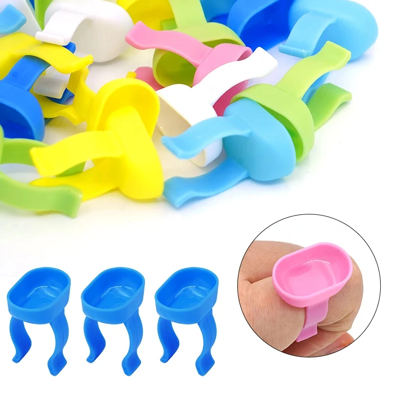 100pcs Dental Mixing Finger Ri - огляд і ціна Mixing Cup Silicone