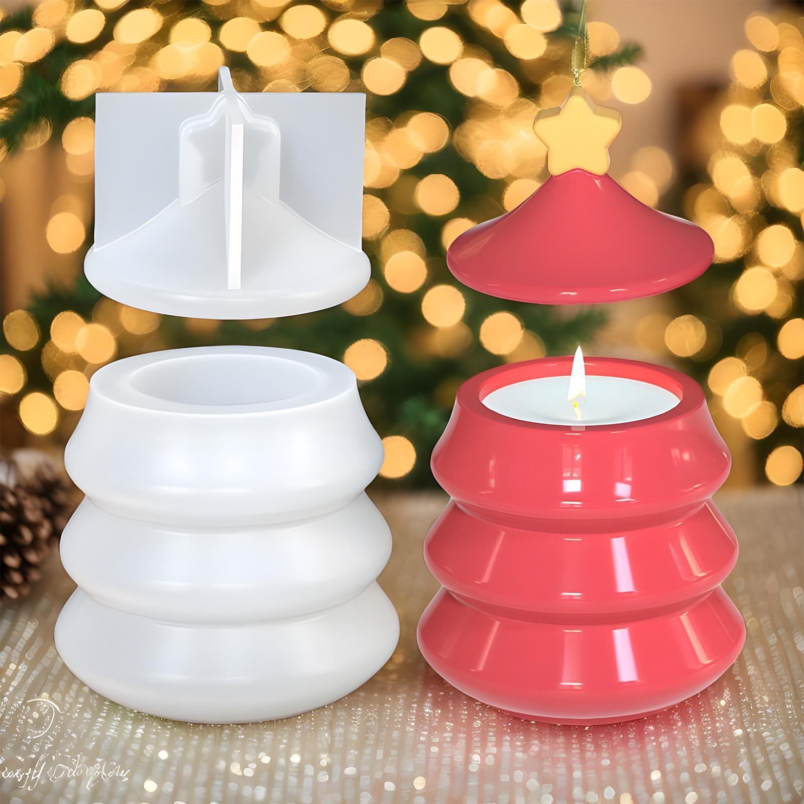 Christmas Tree Jar Mold DIY Si - огляд і ціна Resin Craft Workshop