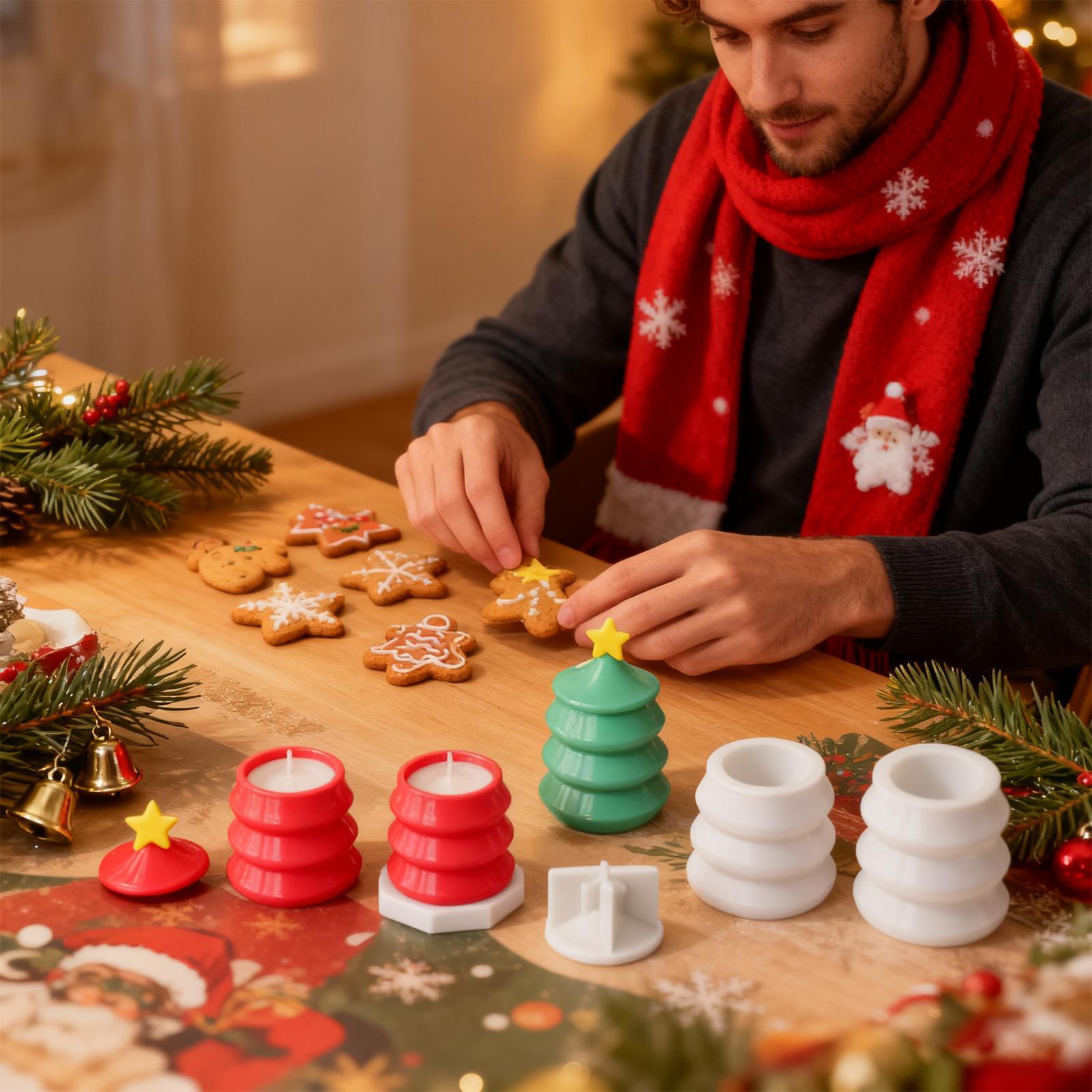 Christmas Tree Jar Mold DIY Si - огляд і ціна Resin Craft Workshop