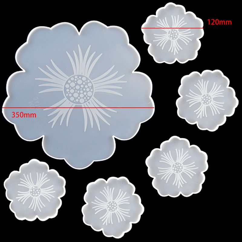 Large Flower Plate Pad Silicon - огляд і ціна Epoxy Uv Resin Kit