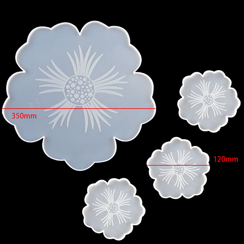 Large Flower Plate Pad Silicon - огляд і ціна Epoxy Uv Resin Kit