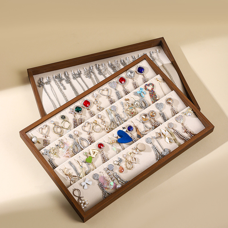 Walnut Wood Jewelry Display Tr - огляд і ціна Wood Ring Blank