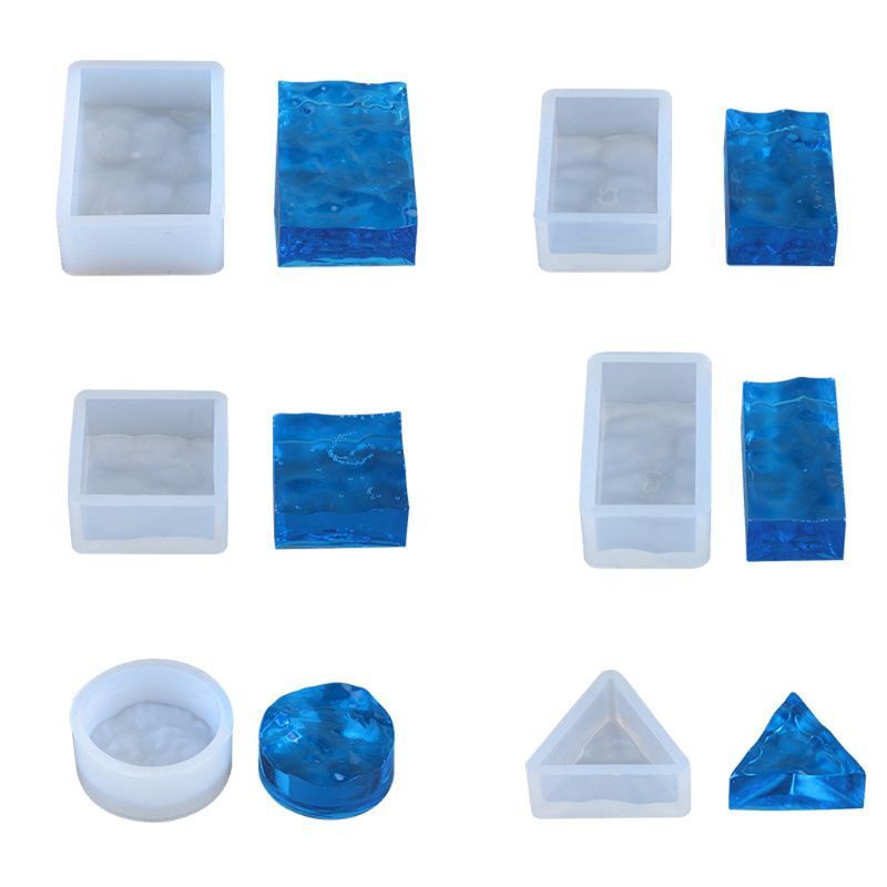 4Pcs Sea Wave Resin Mold Water - огляд і ціна Resin Ocean Wave Mold