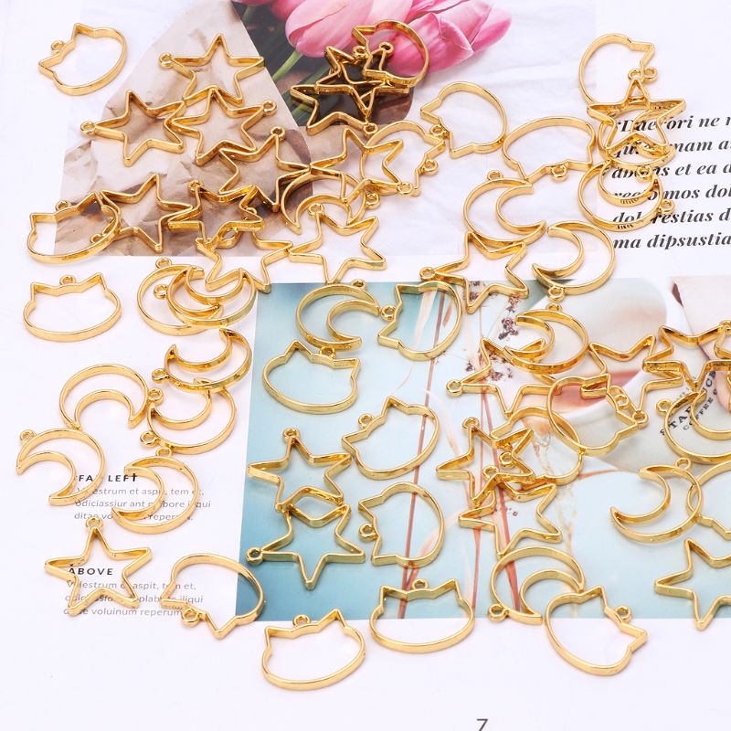 90 Pieces Mini Geometric Frame - огляд і ціна Bezels Set Pendant