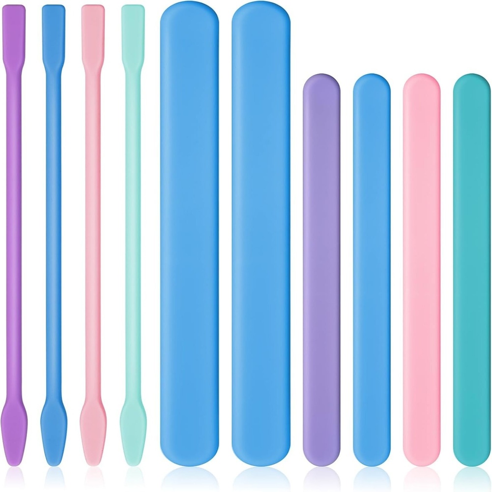 10 Piece Silicone Stirring Set - огляд і ціна Resin Craft Workshop